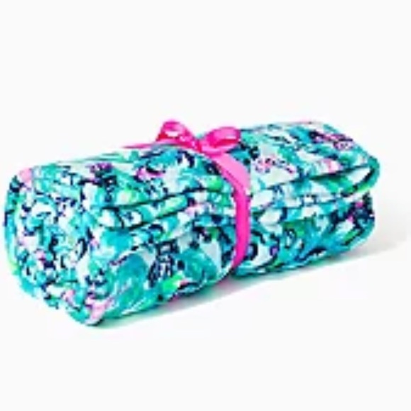 Lilly Pulitzer Other - Lilly Pulitzer Paradise Blanket Dog print!!! Barking Up the Palm Tree. Sold out
